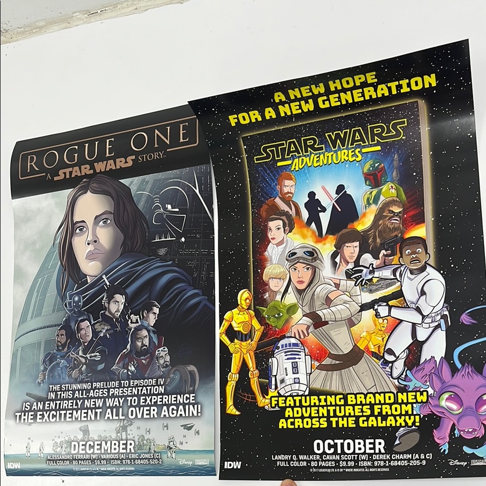 Star Wars Rogue One / Adventures 2-Siding poster new